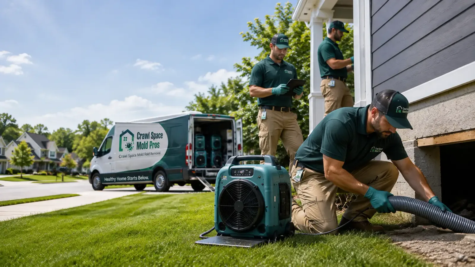 Crawl Space Mold Removal in Constantia, NY